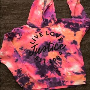 Justice Pink and Purple Tie-Dye Apparel